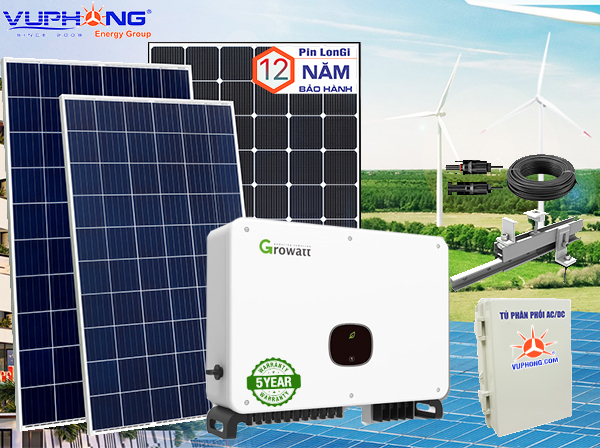 Lắp đặt điện mặt trời 20kw