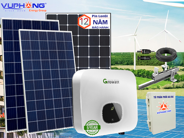 Lắp đặt điện mặt trời 3kwp