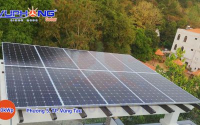 Dự án lắp hệ thống điện mặt trời 10 kWp, Phường 5 Vũng Tàu