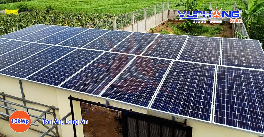 Dự án lắp hệ thống điện mặt trời 10 kWp, EPC hộ gia đình, Long An